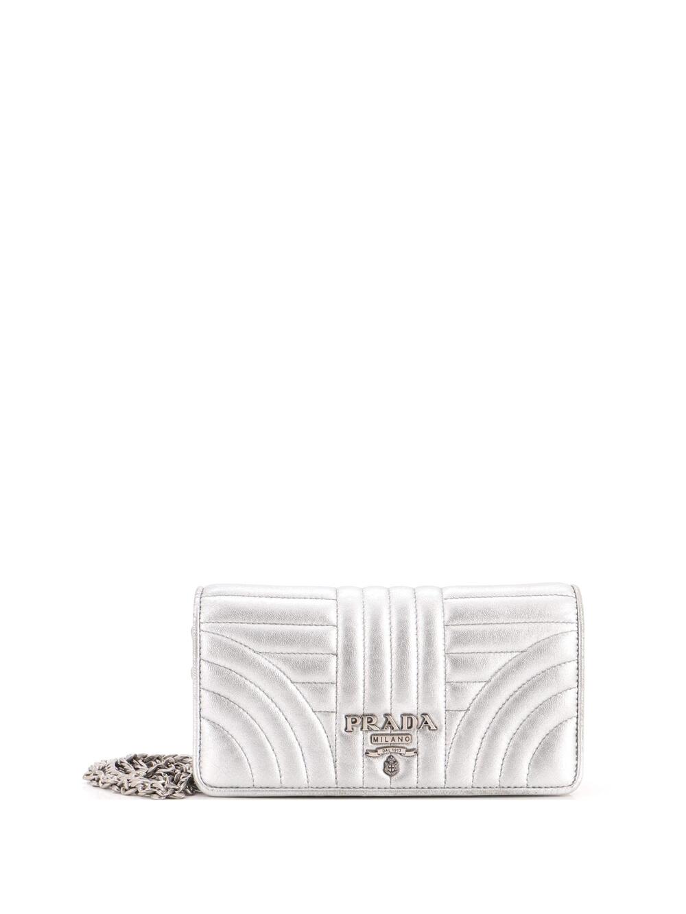 Prada Wallet On Chain Diagramme Quilted #364244P83B